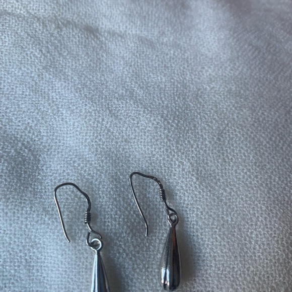 Vintage Silver 925 Earrings - Picture 4 of 5